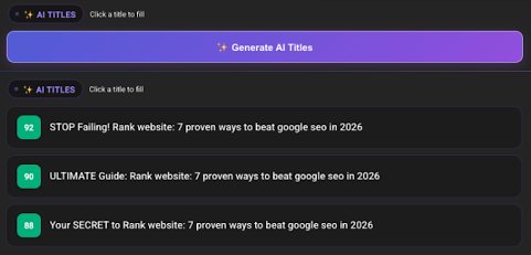Title Generation